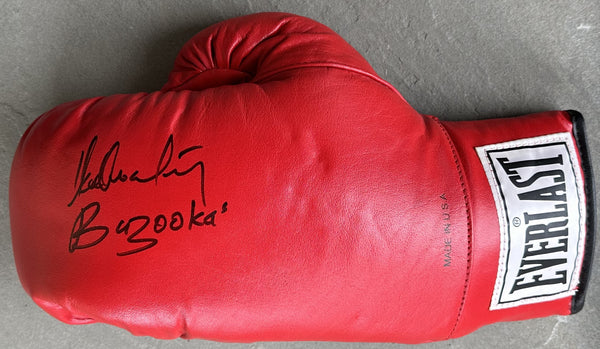 QUARTEY, IKE "BAZOOKA" SIGNED BOXING GLOVE