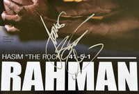 RAHMAN, HASIM-JAMES TONEY SIGNED ON SITE POSTER (2006-SIGNED BY BOTH)