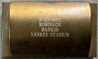 ROBINSON, SUGAR RAY-CARMEN BASILIO I SOUVENIR WATCH CASE (1957-BASILIO WINS TITLE)