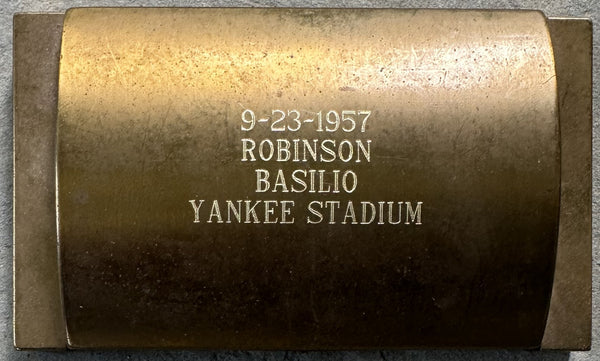 ROBINSON, SUGAR RAY-CARMEN BASILIO I SOUVENIR WATCH CASE (1957-BASILIO WINS TITLE)