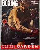 ROBINSON, SUGAR RAY-TOMMY BELL OFFICIAL PROGRAM (1946-ROBINSON WINS WELTERWEIGHT TITLE)