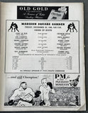 ROBINSON, SUGAR RAY-TOMMY BELL OFFICIAL PROGRAM (1946-ROBINSON WINS WELTERWEIGHT TITLE)