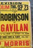 ROBINSON, SUGAR RAY-KID GAVILAN & IKE WILLIAMD-JESSE FLORES ON SITE POSTER (1948)