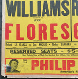 ROBINSON, SUGAR RAY-KID GAVILAN & IKE WILLIAMD-JESSE FLORES ON SITE POSTER (1948)