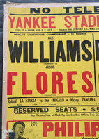 ROBINSON, SUGAR RAY-KID GAVILAN & IKE WILLIAMD-JESSE FLORES ON SITE POSTER (1948)