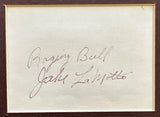 ROBINSON, SUGAR RAY & JAKE LAMOTTA INK SIGNATURES (JSA)