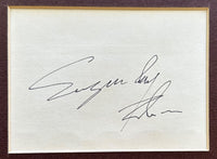 ROBINSON, SUGAR RAY & JAKE LAMOTTA INK SIGNATURES (JSA)