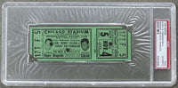 ROBINSON, SUGAR RAY-CARL "BOBO" OLSON FULL ON SITE TICKET (1955-PSA/DNA)