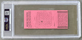 ROBINSON, SUGAR RAY-CARL "BOBO" OLSON IV FULL TICKET (1956-PSA/DNA NM 7)