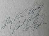 ROBINSON, SUGAR RAY & RANDY TURPIN SIGNED TYPE 1 STUDIO PHOTO (SIGNED BY ROBINSON TO TURPIN)