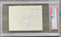 ROBINSON, SUGAR RAY INK SIGNATURE (SIGNED IN 1973-PSA/DNA)