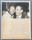 ROBINSON, SUGAR RAY & MAYOR VINCENT IMPELLITTERI ORIGINAL TYPE 1 PHOTO (1951)