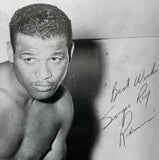 ROBINSON, SUGAR RAY SIGNED PHOTO