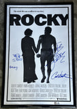 ROCKY I SIGNED MOVIE POSTER (SYLVESTER STALLONE, TALIA SHIRE, BURT YOUNG, CARL WEATHERS-AUTHENTIC SIGNINGS)