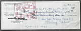 RODRIGUEZ, LUIS SIGNED PAYROLL CHECK (1962)