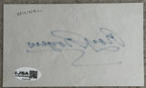 ROGERS, ROY SIGNED INDEX CARD (JSA)