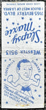 ROSENBLOOM, MAXIE "SLAPSY MAXIE" MATCHBOOK