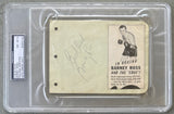 ROSS, BARNEY SIGNED ALBUM PAGE (PSA/DNA & JSA)