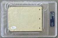 ROSS, BARNEY SIGNED ALBUM PAGE (PSA/DNA & JSA)