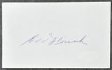 ROUSH, EDD SIGNED INDEX CARD (JSA)