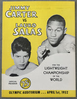 CARTER, JIMMY-LAURO SALAS OFFICIAL PROGRAM (1952)