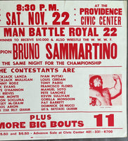 SAMMARTINO, BRUNO 22 MAN BATTLE ROYAL ON SITE POSTER (1975-MULLIGAN, ARION, PUTSKI, MONSOON, CALHOUN)