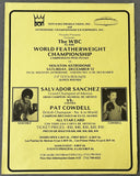 SANCHEZ, SALVADOR-PAT COWDELL BROADSIDE/POSTER (1981)
