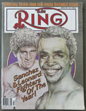 SANCHEZ, SALVADOR & SUGAR RAY LEONARD RING MAGAZINE (MARCH 1982)