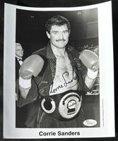 SANDERS, CORRIE SIGNED PHOTO (JSA-HEAVYWEIGHT CHAMPION)