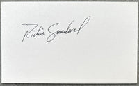 SANDOVAL, RICHIE SIGNED INDEX CARD