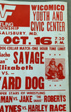 SAVAGE, RANDY "MACHO MAN"-JUNK YARD DOG ON SITE POSTER (1986)
