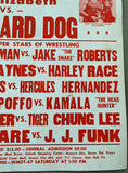 SAVAGE, RANDY "MACHO MAN"-JUNK YARD DOG ON SITE POSTER (1986)