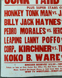 SAVAGE, RANDY "MACHO MAN"-JUNK YARD DOG ON SITE POSTER (1986)