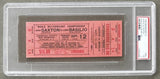 BASILIO, CARMEN-JOHNNY SAXTON FULL TICKET (1956-PSA/DNA VG 3)