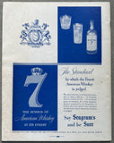 BASILIO, CARMEN-JOHNNY SAXTON SIGNED OFFICIAL PROGRAM (1956-SIGNED BY BOTH)
