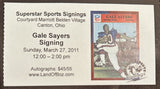 SAYERS, GALE SIGNED PHOTO