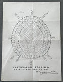 SCHMELING, MAX-YOUNG STRIBLING STADIUM SEATING CHART (1931)