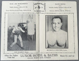 SHARKEY, JACK-K.O.CHRISTNER OFFICIAL PROGRAM (1929)