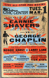 SHAVERS, EARNIE-GEORGE CHAPLIN SIGNED ON SITE POSTER (1983-SIGNED BY SHAVERS)