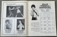 RODRIGUEZ, WILLIE "FIREBALL"-MANNING GALLOWAY & BOBBY SPARKS-DARRELL GREEN OFFICIAL PROGRAM (1981)