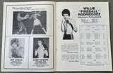 RODRIGUEZ, WILLIE "FIREBALL"-MANNING GALLOWAY & BOBBY SPARKS-DARRELL GREEN OFFICIAL PROGRAM (1981)