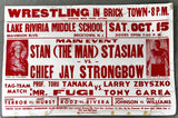 STASIAK, STAN-CHIEF JAY STRONGBOW ON SITE POSTER (1977)