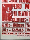 STEAMBOAT, RICKY-JAKE "THE SNAKE" ROBERTS ON SITE POSTER (1986)