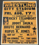 STEAMBOAT, RICKY-JIMMY SNUKA & BRUTE BERNARD-RUFUS R. JONES ON SITE POSTER (1979)