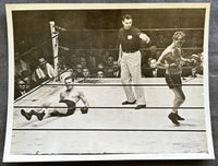 HOSTAK, AL-FREDDIE STEELE ORIGINAL TYPE 1 WIRE PHOTO (1938)