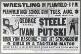 STEELE, GEORGE "THE ANIMAL"-IVAN PUTSKI ON SITE POSTER (1977)