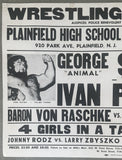 STEELE, GEORGE "THE ANIMAL"-IVAN PUTSKI ON SITE POSTER (1977)