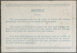 STRIBLING, YOUNG-ARTHUR DE KUH ON SITE STUBLESS TICKET (1930)