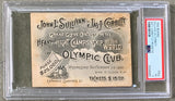 SULLIVAN, JOHN L.-JAMES J. CORBETT ON SITE FULL TICKET (1892-PSA/DNA VG 3)