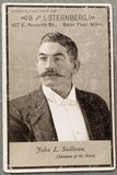 SULLIVAN, JOHN L. ADVERTISING CARD